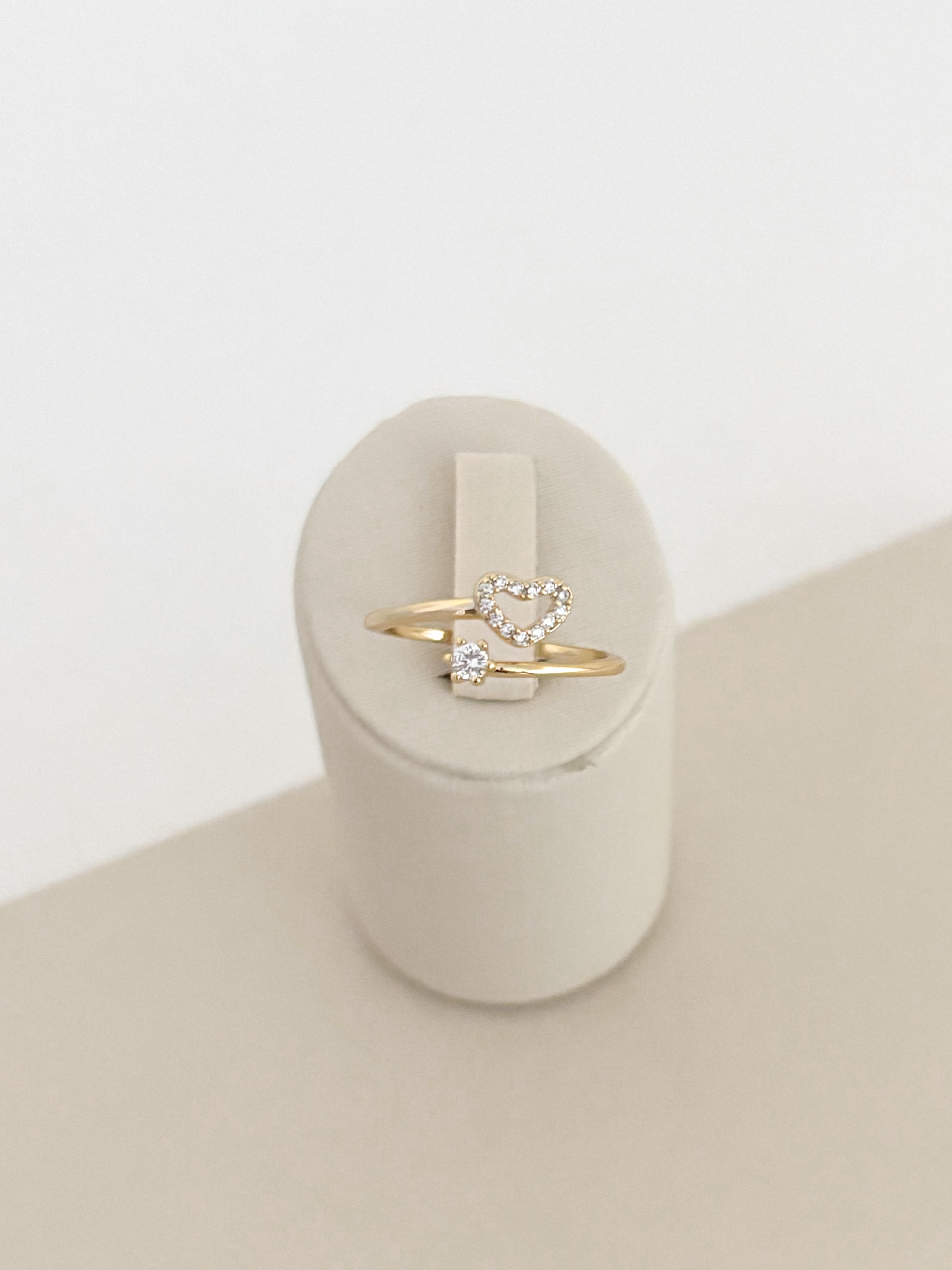 Anel Regulável Coração