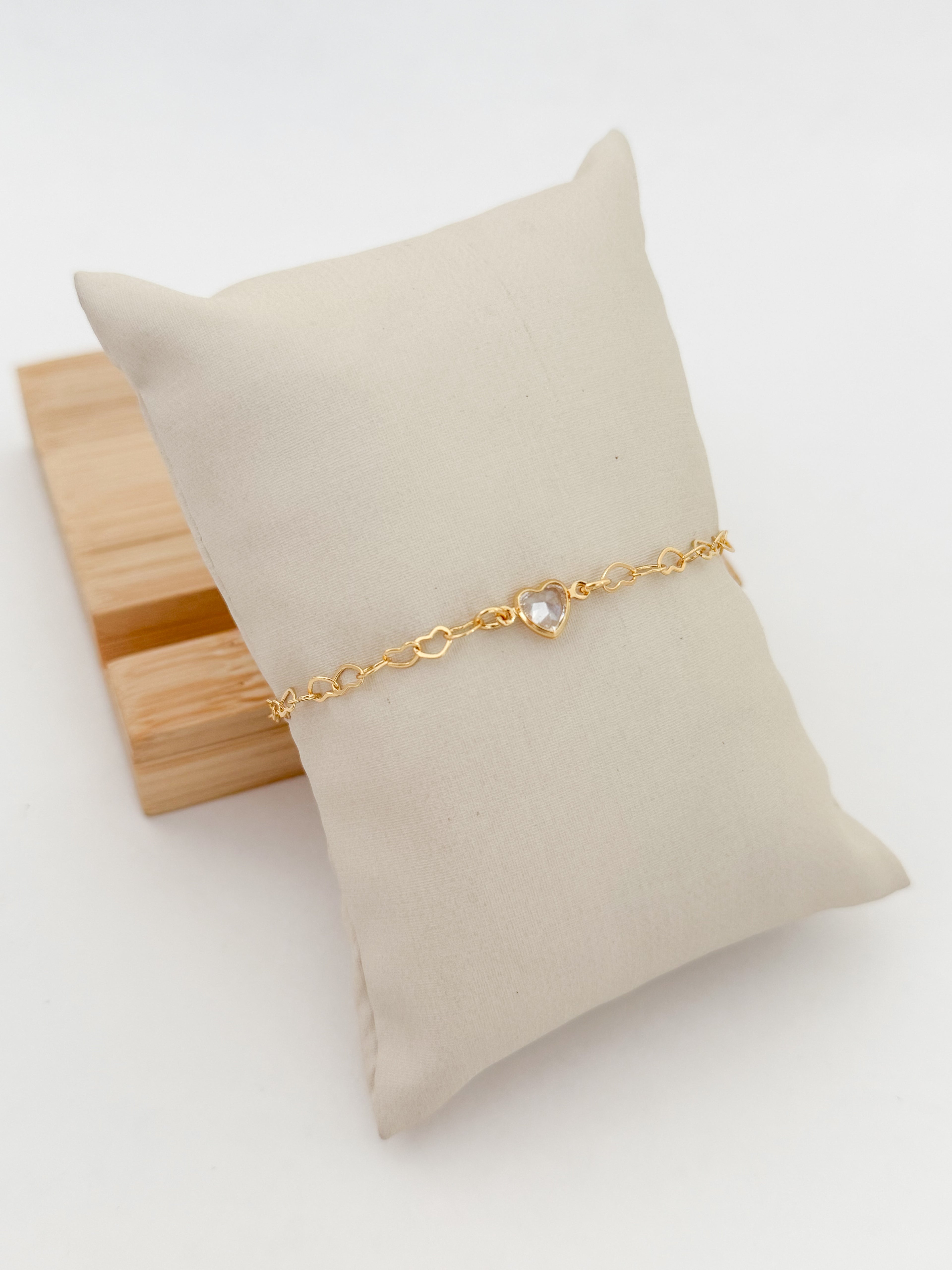 Pulseira Elos Corações